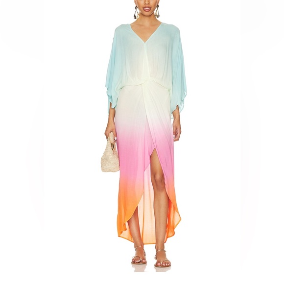 YFB Siren Maxi Dress, Tie-Dye Long Silky - Picture 3 of 9